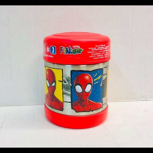 spiderman thermos food jar